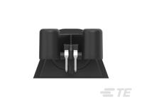 2339032-1 TE Connectivity Header Socket Black Board Mount 2 Way, Solder, Through Hole Termination