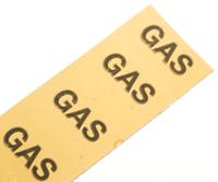 711-457 RS PRO Beige PP, Vinyl Pipe Marking Tape, text Gas, Dim. W 50mm x L 33m