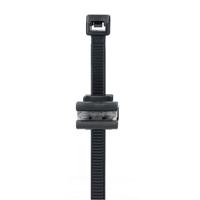 ect-tco13-0200-050-b NEMIQ Cable Tie, Cable Tie With Edge Clip, 200mm x 4.8 mm, Black Polyamide, Pk-100