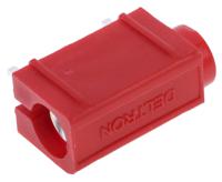103-6511 RS PRO Red Female Test Socket, 4 mm Connector, 10A, 50V, Silver Plating