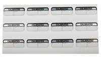496-401 RS PRO Adhesive Pre-Printed Black Label-Calibrated-. Quantity: 120