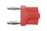 kurz-19-4-ig-mb-ni-rt Schutzinger Red Male Banana Plug, 4 mm Connector, Plug In Termination, 12A, 33 V ac, 70V dc, Nickel Plating