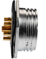 sl-em-37-y Amphenol Socapex Circular Connector, 7 Contacts, Panel, Standard Connector, Socket, Male, IP67, SL61 Series
