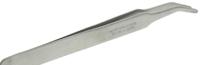 5-061 Bernstein 115 mm, Stainless Steel, Flat; Rounded, ESD Tweezers