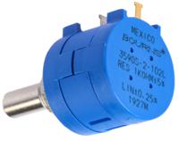 3590s-2-102l Bourns 3590 1kΩ Rotary Potentiometer 10-Turns 1-Gang Panel Mount, 3590S-2-102L