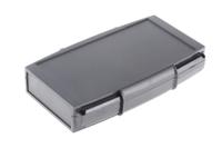 chh666bbk CAMDENBOSS 66 Series Black ABS Handheld Enclosure, Integral Battery Compartment, IP65, 200 x 120 x 35mm