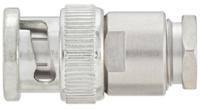 51s106-006n5 Rosenberger BNC Series, Plug Cable Mount BNC Connector, 50Ω, Clamp Termination, Straight Body