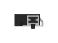 354095-e ERNI 354095 Series Vertical Surface PCB Header, 20 Contact(s), 1.27 mm Pitch, 2 Row, Shrouded