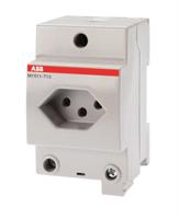 2csm220685r0721 ABB Modular Socket, 16A, DIN Rail, 250 V