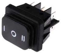 b4mask19c1129000 Molveno DPDT, On-Off-On Rocker Switch Panel Mount