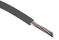 874-0450 RS PRO Grey 0.33mm² Hook Up Wire, 22 AWG, 17/0.16 mm, 100m, PVC Insulation