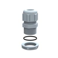 0-980-08 Legrand Grey Plastic Cable Gland, M50 Thread, 30mm min., 38mm max., IP68
