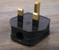 854-380 RS PRO UK Mains Plug, 13A Black, Cable Mount Thermoplastic, Urea Formaldehyde, 250 V