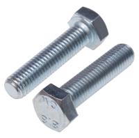 530-191 RS PRO Bright Zinc Plated Steel, Hex Bolt, M12 x 50mm