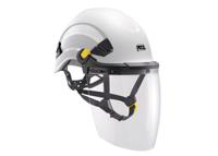 a014aa00 Petzl Clear Flip Up PC Face Shield, Resistant To Electric Arc, High Speed Particles, Liquid Splashes
