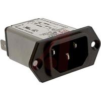 511010331 Schurter 10A, 250 V ac Male Screw Filtered IEC Connector 5110.1033.1, Quick Connect None Fuse