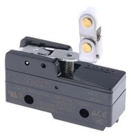 z-15gw2277 Omron Z Series Roller Lever Limit Switch, NO/NC, IP00, SPDT, Thermosetting Resin Housing, 500V ac Max, 15A Max