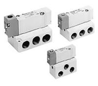 sya3220-m5 SMC 5/3 Pneumatic Solenoid Valve - Solenoid Metric M5 SYA3000 Series