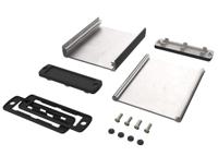 84826100hmt1-abph-820-0100 Bopla Alubos (Set) Series Black Aluminium General Purpose Enclosure, IP65, Black Lid, 82 x 22 x 100mm