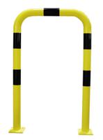 174-5890 RS PRO Black & Yellow Steel Protection Barrier