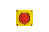 s1py91s Lovato S1P Series Twist Release Emergency Stop Push Button, Surface Mount, 1NC, IP66, IP67, IP69K