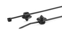 150-55850-t30rft5-pa66hspa66hirhs-bk HellermannTyton Cable Tie, Assembly, 150mm x 3.5 mm, Black Polyamide 6.6 (PA66), Pk-500