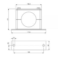 210200-09 LED2WORK Clamp Type Lighting Mounting Bracket for LED Lamps