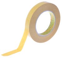 24-779 3M 9040 Beige Double Sided Paper Tape, 0.1mm Thick, 7.5 N/cm, Paper Backing, 19mm x 50m