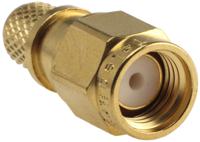 j01150a0611 Telegartner, Plug Cable Mount SMA Connector, 50Ω, Crimp Termination, Straight Body