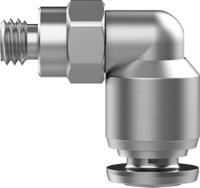 npqr-l-m5-q4 Festo NPQR Series Elbow Fitting, M5 Male to For tubing outside diameter 4 mm, Threaded-to-Tube Connection Style, 8085679