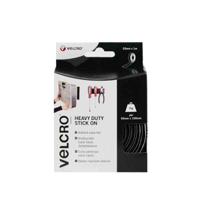 60241 Velcro Black Hook & Loop Tape, 50mm x 1m