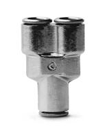 6560-6 Camozzi 6560 Series Push-in Fitting, Push In 6 mm to Push In 6 mm, Tube-to-Tube Connection Style, 6560 6