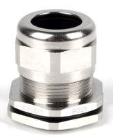 210-0627 RS PRO Metallic Nickel Plated Brass Cable Gland, PG21 Thread, 9mm min., 16mm max., IP68
