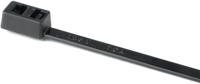 117-05460-t50ldh-pa66w-bk HellermannTyton Cable Tie, Double Headed, 395mm x 4.7 mm, Black Nylon, Pk-100