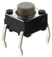 b3f-1022 Omron Grey Plunger Tactile Switch, SPST 50 mA @ 24 V dc 0.7mm