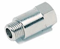 176-1005 RS PRO Brass Pipe Fitting, Straight Threaded Increaser, Male 1/8in to Female 1/8in