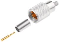 j01070a2002 Telegartner, Plug Cable Mount 1.6/5.6 Connector, 75Ω, Crimp Termination, Straight Body