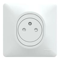 s321052 Schneider Electric White, 1 Gang, Ovalis C Series