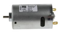 rs555 Mellor Electric Brushed DC Motor, 24 V dc, 10 Ncm, 3500 rpm