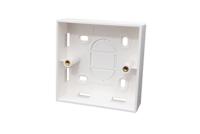 htc-bb1g2710wh HellermannTyton Connectivity HTC White Plastic Coated ABS Back Box, Wall Mount, 1 Gangs, 86x86x27mm