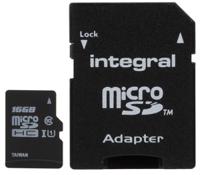 inmsdh16g10-90u1 Integral Memory 16 GB MicroSDXC Micro SD Card, Class 10