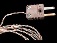 e25064type-t-welded-tipptffe2-mcmpti CorregeE250 Type T Thermocouple 2m Length, 0.2mm Diameter, -40°C → +200°C