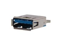 48408-0003 Molex Straight, Through Hole, Socket- Single Port Type A 3.0 USB Connector