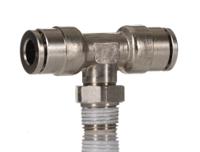 101670618 Norgren PNEUFIT 10 Series Straight Threaded Adaptor, R 1/8 Male to Push In 6 mm, Threaded-to-Tube Connection Style,
