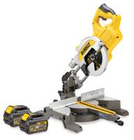 dcs777t2-gb DeWALT FLEXVOLT DCS777T2-GB 216mm Cordless Mitre Saw, 54V, Type G - British 3-Pin