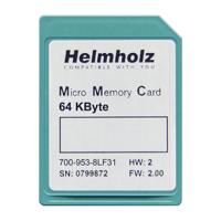 700-953-8lf31 Helmholz GmbH & Co. KG 953-8LF Series Micro SD Card for Use with 300 series, 2.7 → 3.6 V