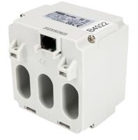 264-0996 RS PRO DIN Rail Mounted Current Transformer, 60A Input, 3 x 60A, 330 mV Output, 30 x 15.5mm Bore, 330 mV