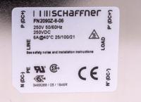 fn2090z-6-06 Schaffner, FN2090 6A 250 V ac/dc 0 → 400Hz, Chassis Mount EMI Filter, Fast-On, Single Phase