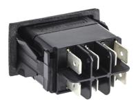 rcv-37111475 Carlingswitch Illuminated DPDT, Latching Rocker Switch Panel Mount