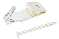 397-4847 RS PRO Steel Brass Plated Angle Drive Hook